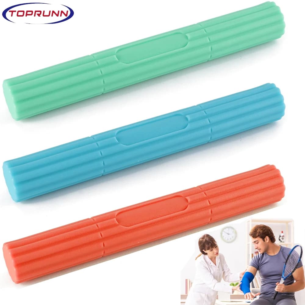 Barre di resistenza per terapia fisica, trainer per la forza della presa della mano ponderata per il recupero da infortuni, tennis, tennis, tennis, tendinite del gomito