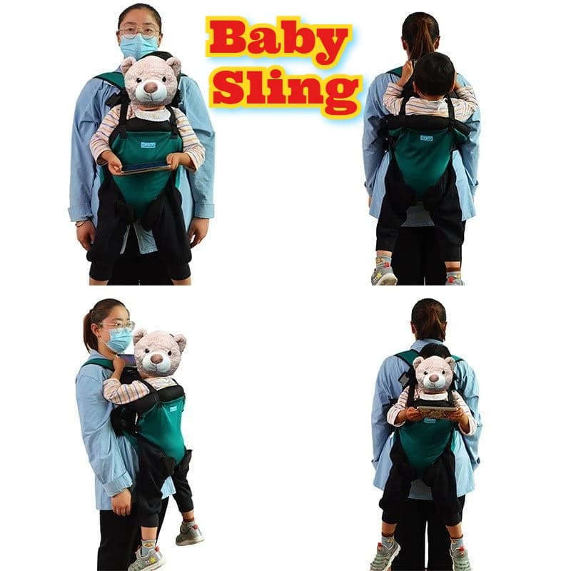 Marsupio multifunzionale Sling Zaino ergonomico a due spalle Posizione frontale sul retro Marsupio per neonati all'aperto