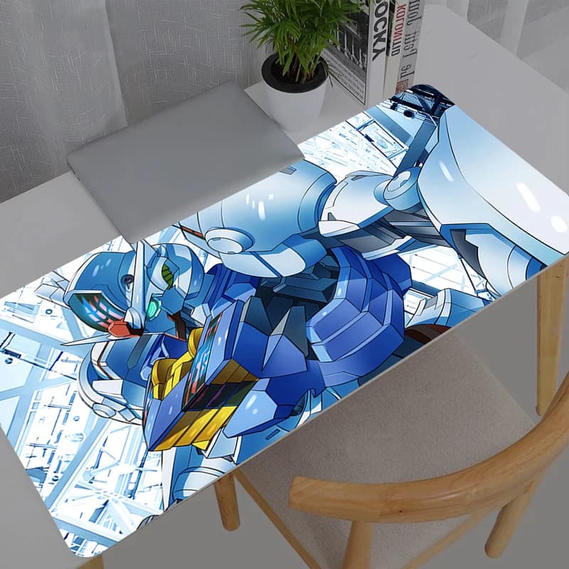Nuovo Tappetino per Mouse da Gaming Grande, Mobile Suit Gundam Anime, Tappetino da Scrivania per PC Gamer, per CS GO LOL XXL, Tappetino per Mouse Kawaii per Laptop
