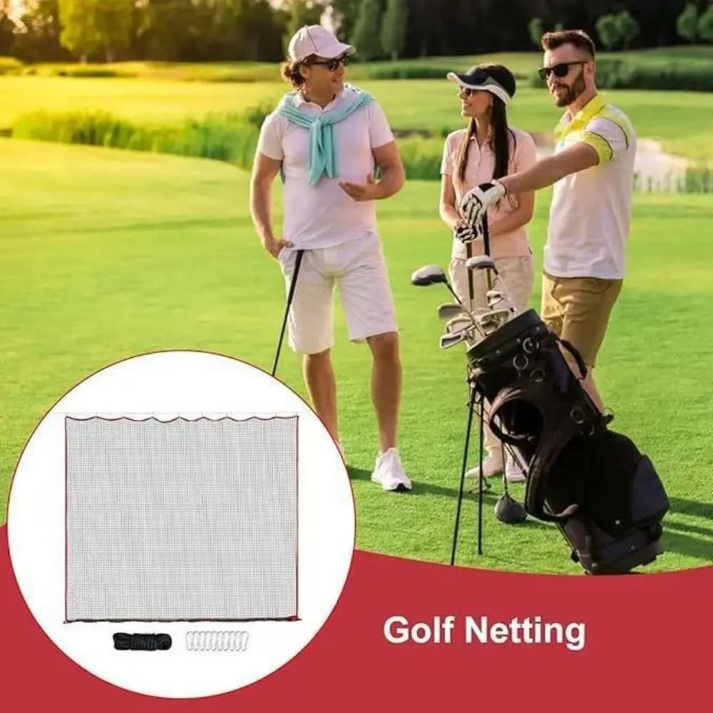 Rete da Golf 10x10 Piedi, Barriera Anti-Impatto per Allenamento, Rete per Palline da Golf Spessa 3 mm, Rete da Pratica ad Alta Resistenza, Regalo per Golfisti