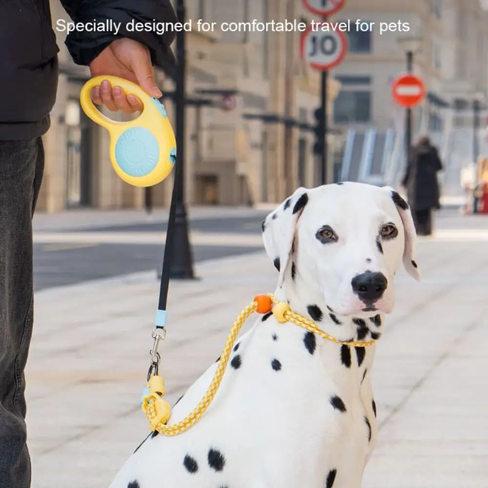 Guinzaglio per Cani da 3m Regolabile e Retrattile, Cintura Automatica Estensibile e Resistente per Passeggiare con il Cane