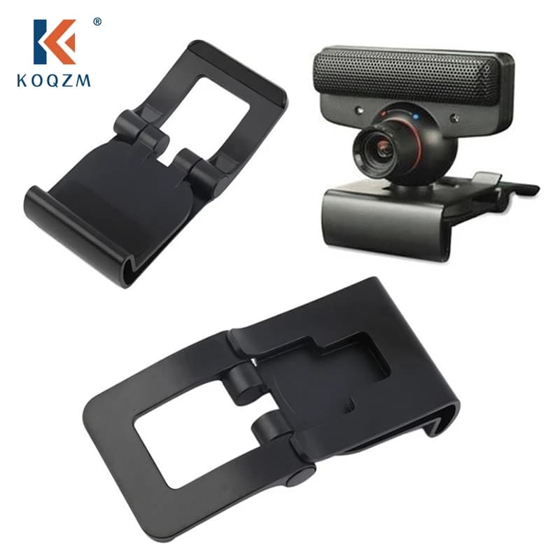 Per PS EYE TV supporto per Clip supporto per PS3 MOVE Xbox Camera Games Controller staffa fissa accessori per Cam per fotocamera nero