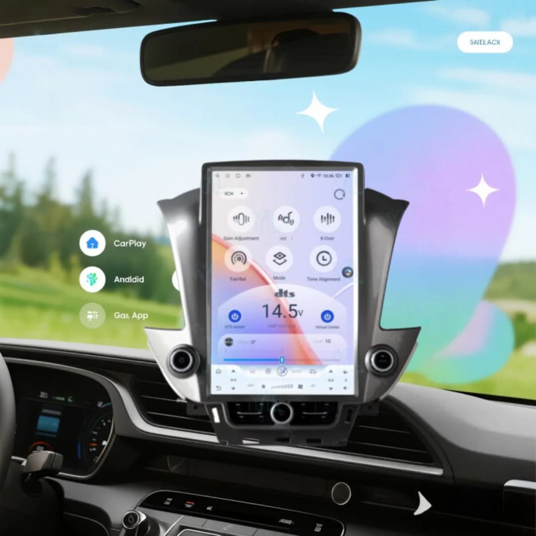 SNPLL Vertical Screen For GMC Yukon/Chevroler Tahoe Suburban 2014-2020 Car Radio Android 13.0 Multimedia Carplay Digital Cluster