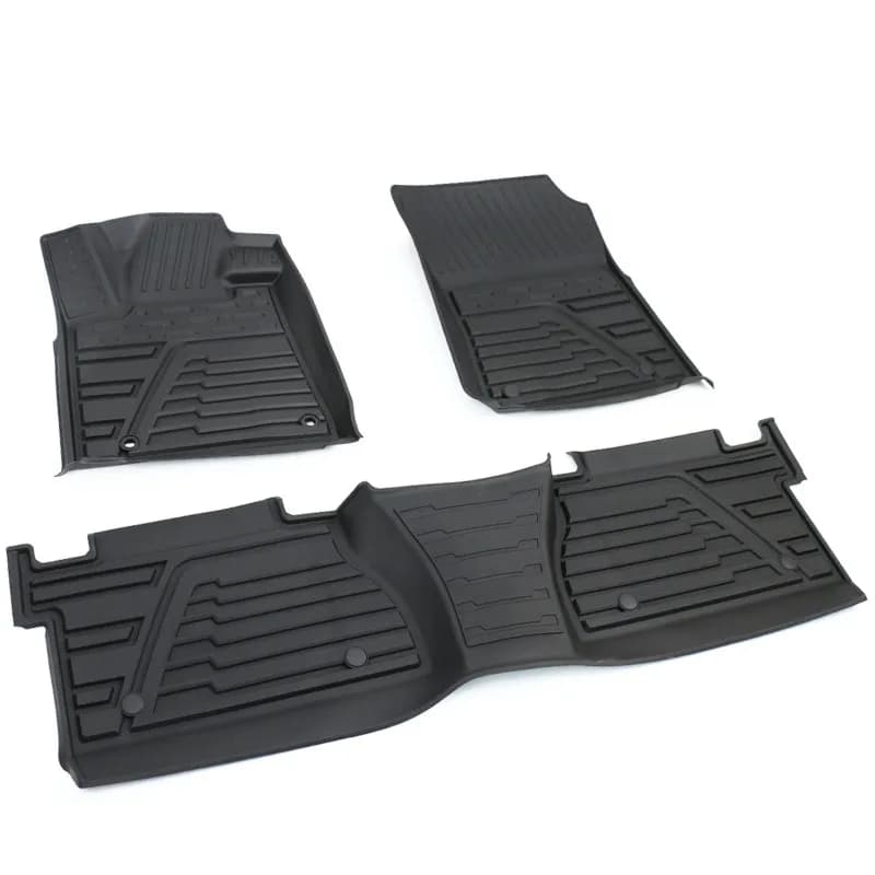 Complete set of 3D rubber for Toyota Tundra Super Crew 2014 2015 2016 2017 2018 2019 2020 2021 foot mat lining