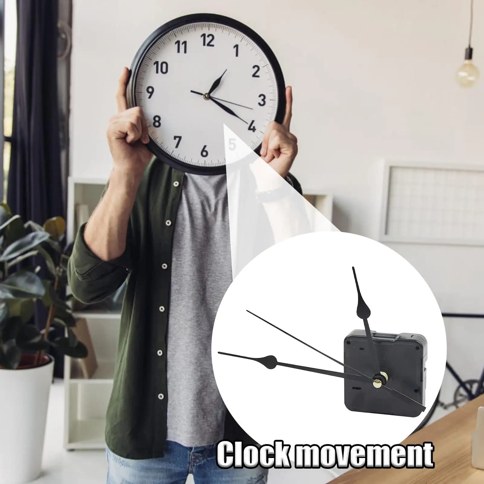 Clock Movement Silent Clock Works Replacement Battery Clock Mechanism Precise Clock Mechanism For Wall Watch Battery Clock