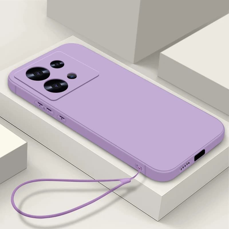Custodia morbida con cordino in TPU per Xiaomi Redmi Note 14 13 12 11 Pro 5G Poco X5 X6 11T 13T F6 Pro 14T Nota 11S Cover per telefono