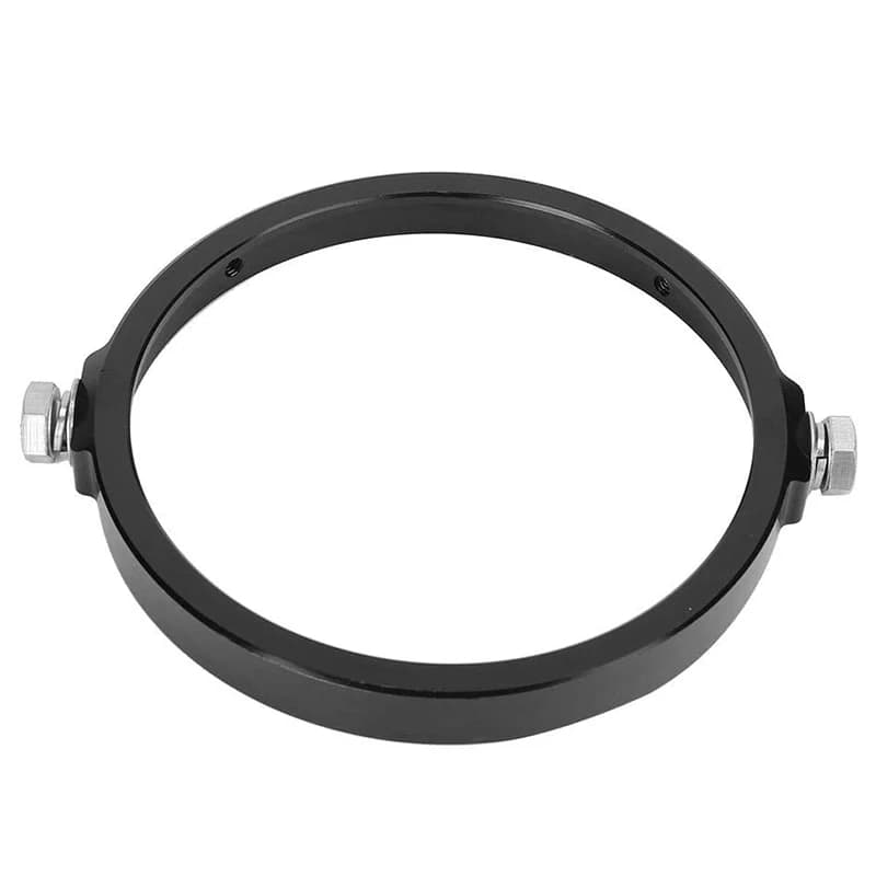 Universal 5.75 Inch Aluminum Round Headlight Housing Headlamp Trim Ring Mount Bracket Motorcycles