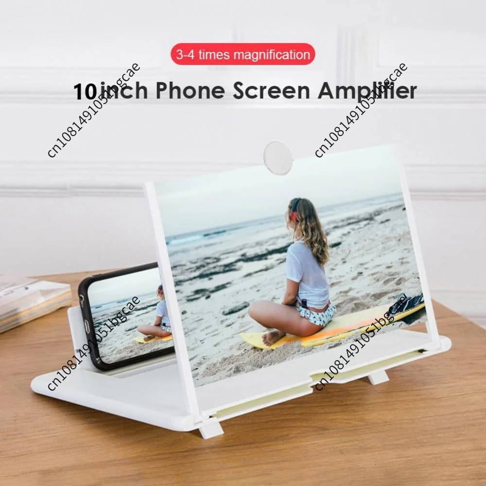 14 inch 3D Screen Amplifier Mobile Phone Screen Video Magnifier HD Expander Projector Smartphone Display Magnifying Bracket