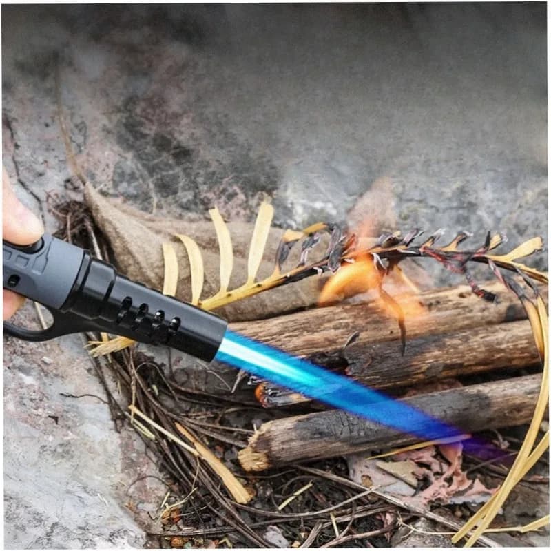 Outdoor Camping Barbecue Flame Gun Stove Accessories Inflatable Lighter Igniter Camping Portable Ignition Gun