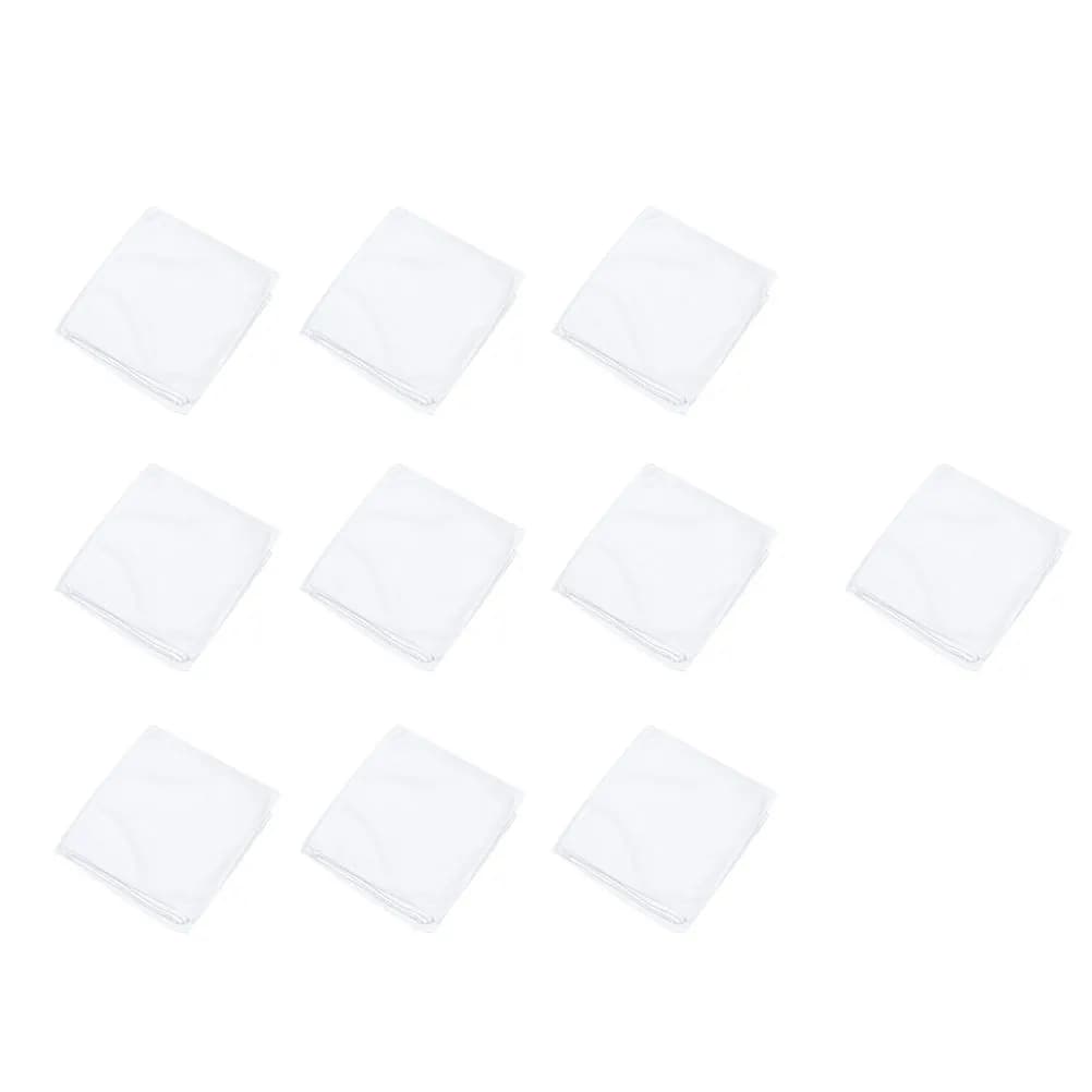 10 Pezzi Asciugamani in Microfibra Bianchi, Morbidi e Assorbenti, Usa e Getta per Spa, Hotel, Bellezza, Pedicure, Viaggi