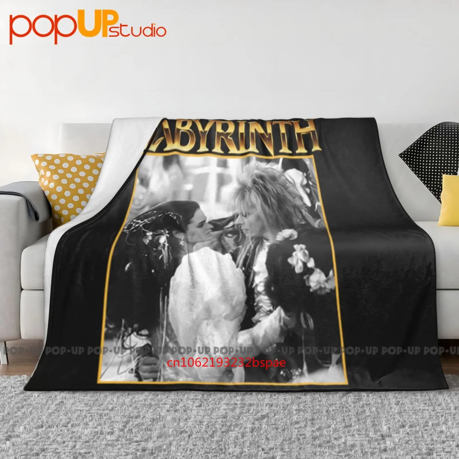 Labyrinth Movie Fantasy Classic Cult 1986 Retro Coperta ultra morbida Trapunta Copridivano invernale Copriletto
