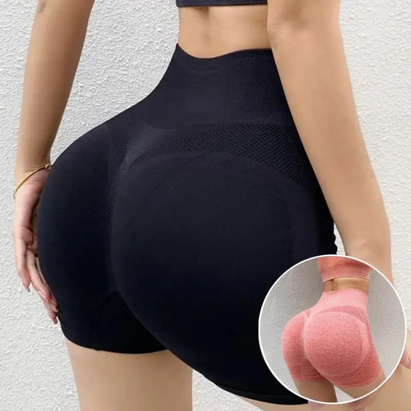 Women's Sports Shorts for Fitness, Cycling, Jogging, High Waist, Push-Up, Gym Leggings, Female Yoga Clothing