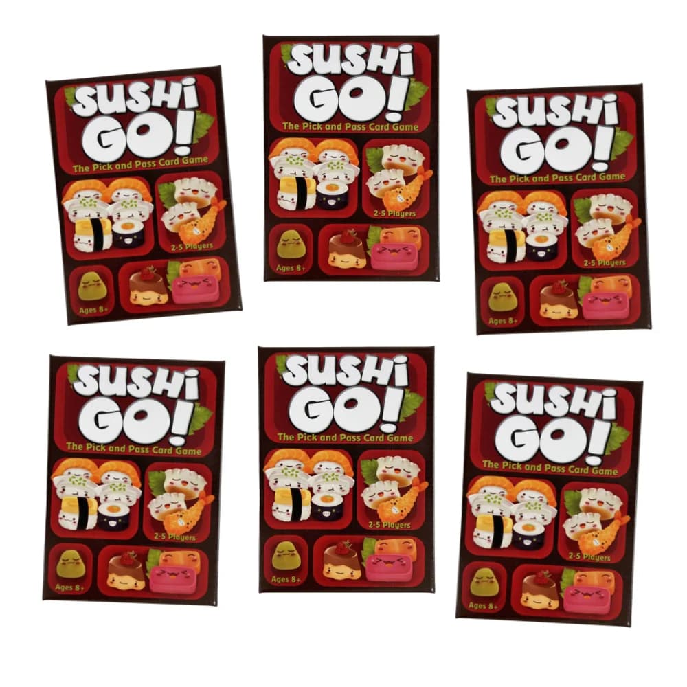1 scatola di carte da gioco da tavolo per riunioni di famiglia Sushi Go, gioco di carte divertente Giochi di carte per feste Sushi Go Roll di mazzo Regalo di festa creativo