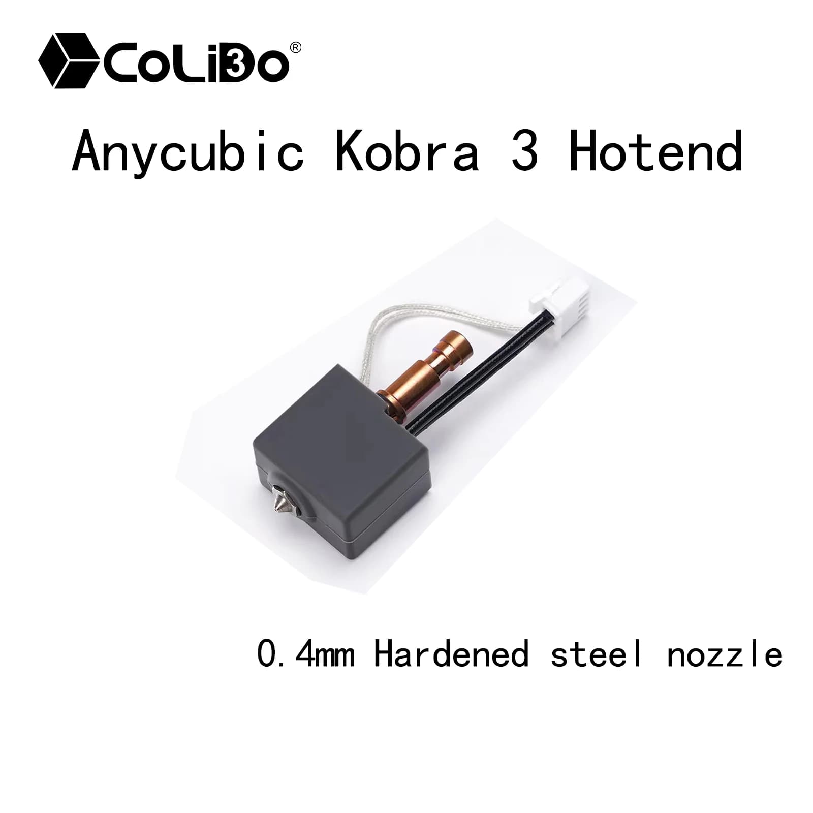 Kit Hotend per Anycubic Kobra 3, Kit Hotend Combo Kobra 3, Accessori per Stampante 3D, Hot End con Ugello in Ottone e Termistore per Riscaldamento