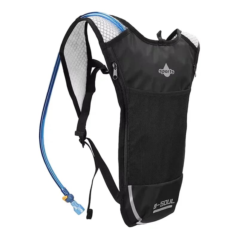Zaino Ultraleggero Portatile per Ciclismo, Idratazione, Corsa all'Aperto, Escursionismo, con Sacca d'Acqua Traspirante