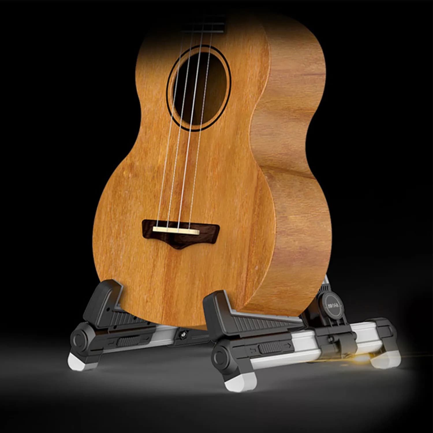 Aroma Ukulele Violino Mandolino Supporto per Ukulele in alluminio Pieghevole Mini Chitarra Supporto per Ukulele Supporto per staffa A-Frame
