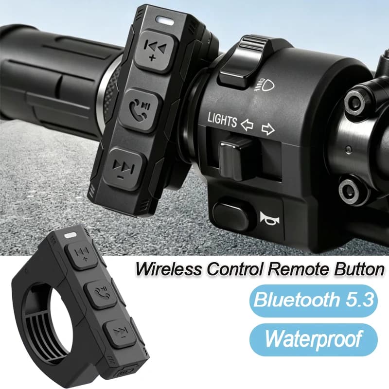 Smart Steering Wheel Controller Handlebar Remote Control Wireless Media Smart Phone Remote Controller For Cars Motorbikes