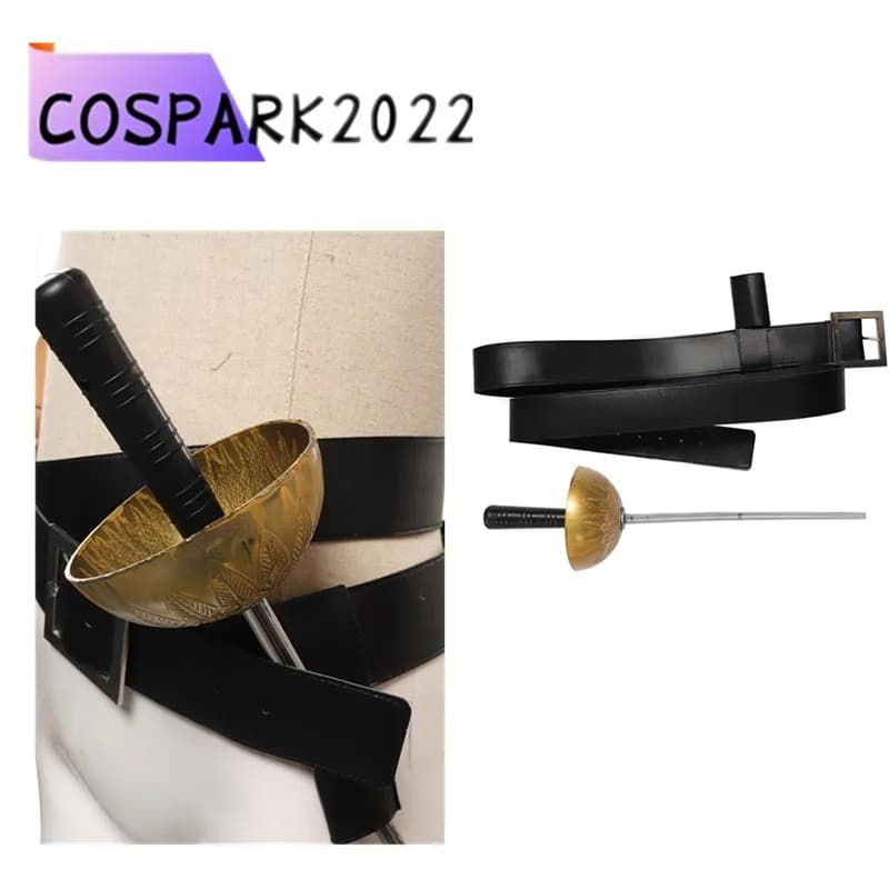 Puss Cosplay Belt with Sword in Boots, Animated Card Cat Costume Accessories, Last Wish, Halloween Gift and Carnival