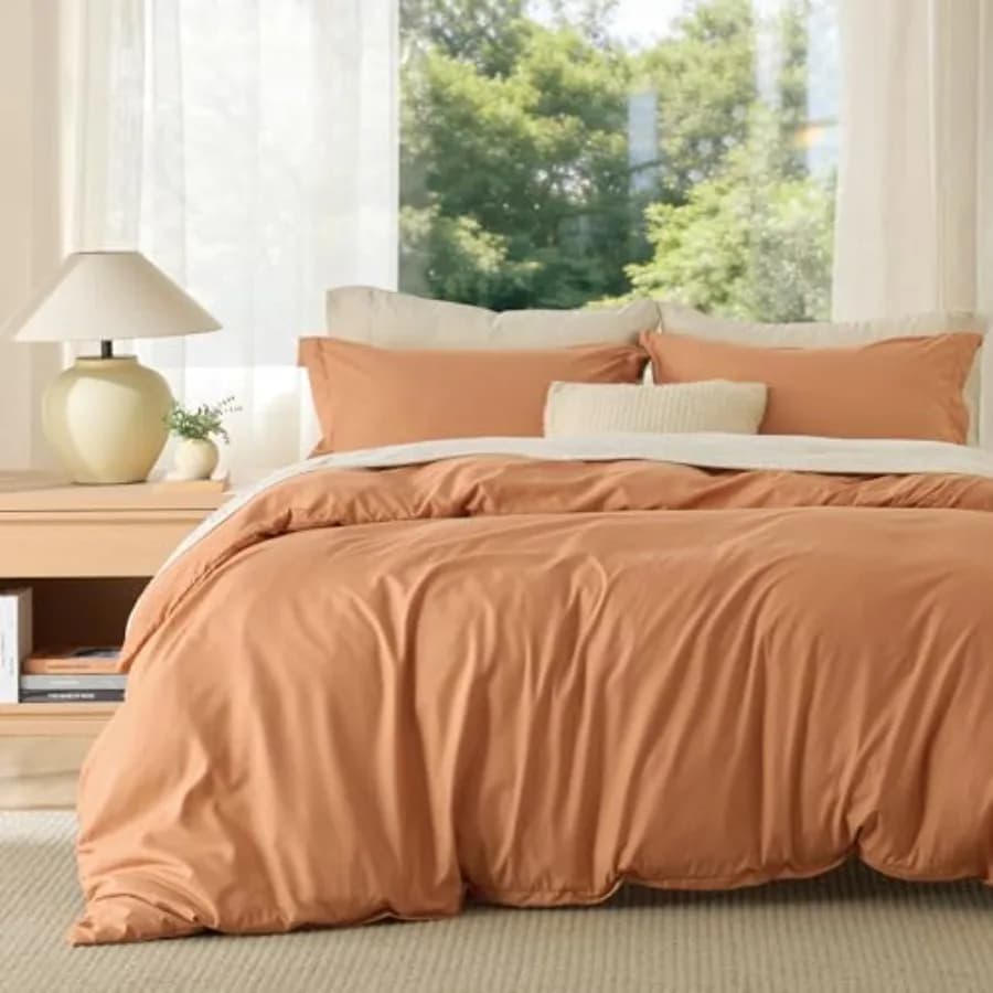 Duvet Cover Queen Size - Soft Double Brushed Bedding Set for and Adults, Zipper Closure, 3 Pieces, Includes 1 Duvet Cover 90"x9