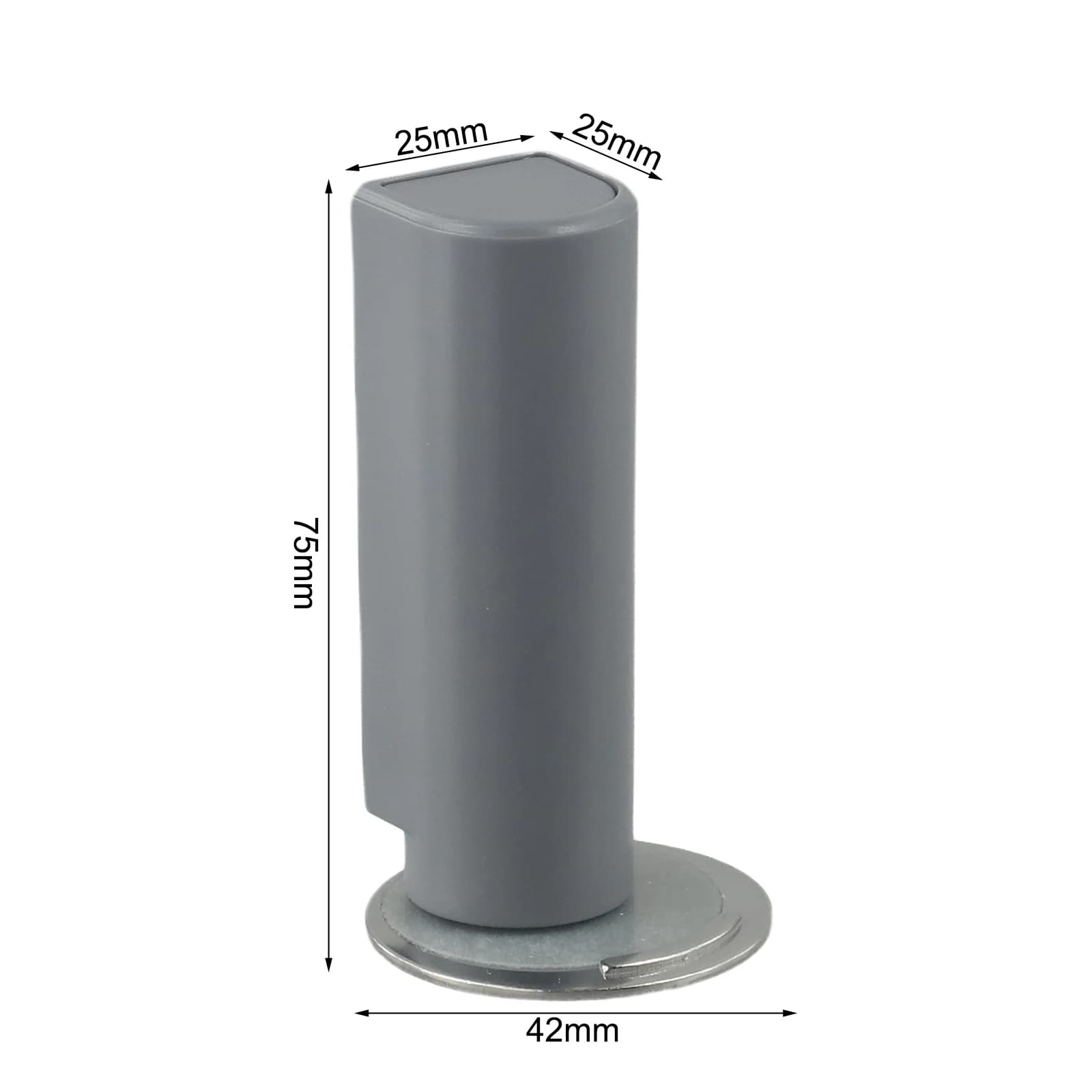Fermaporta magnetico con aspirazione per porta per mantenere la porta aperta Nero Comodo uso pesante Protegge le pareti Design elegante