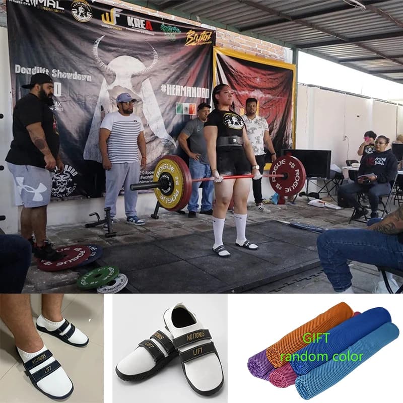 Scarpe Unisex per Pilates e Yoga, Leggere per Palestra, Scarpe Professionali per Sollevamento Pesi con Chiusura a Strappo, Taglie 35-46