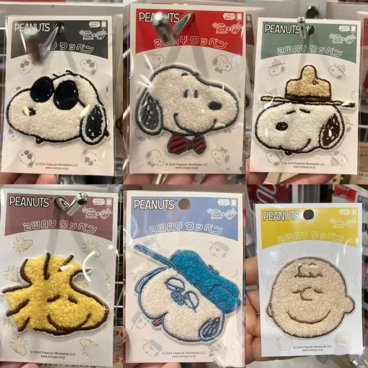 Anime Snoopy Patch Cloth Clothes Sticker Sew on Embroidery Patches Applique Iron on Clothing Pants Decor Sewing