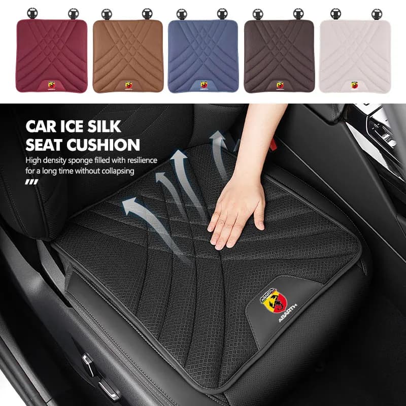 Car Seat Cover Cushion Anti-slip Front Chair Seat Breathable Pad For Abarth Freemont Strada 500x Grande Punto Ducato Stilo Palio