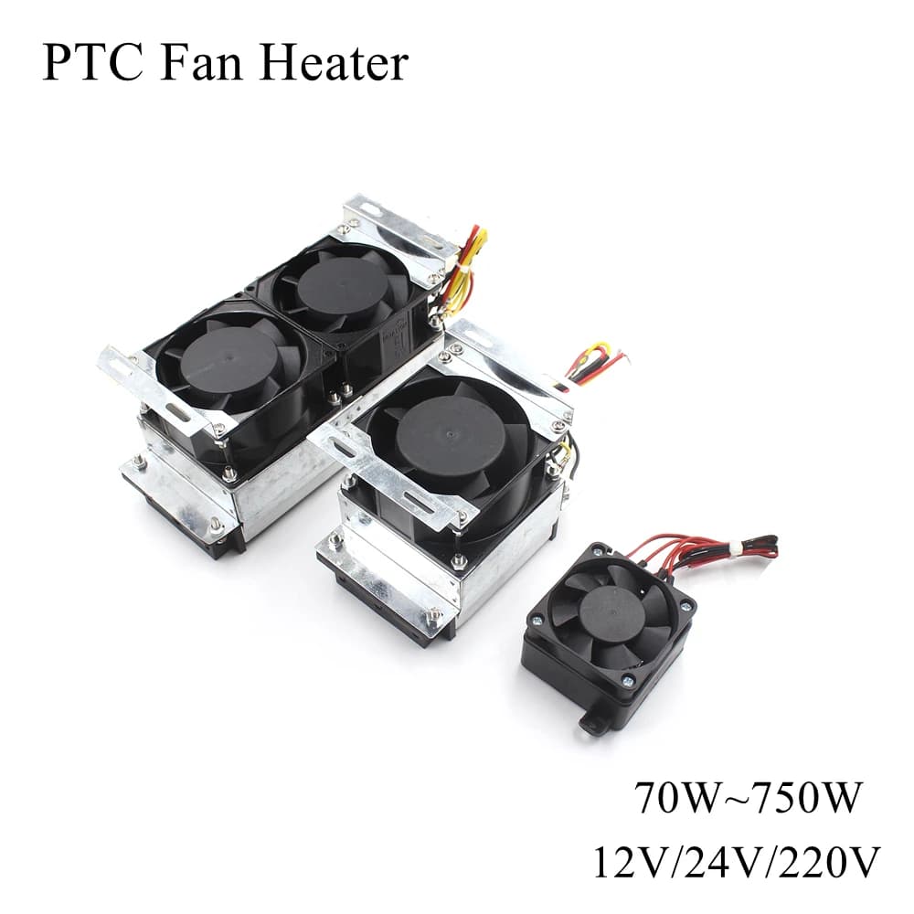 12V 220V PTC Ventola Riscaldatore Elettrico Elemento Riscaldante Dell'aria Asciugacapelli Bigodino Isolamento Costante Termistore Incubatrice Deumidificazione