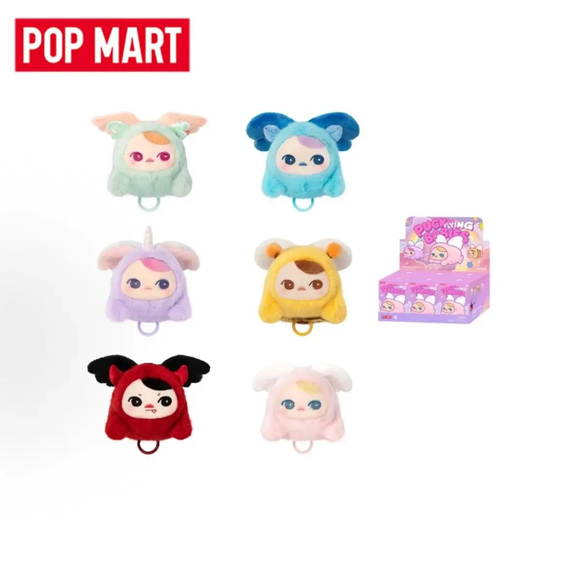 POPMART PUCKY BEANIE BABIES FLYING Series Trendy Mystery Box Anime Action Figure Blind Random Box Toys Model Ornament Dolls