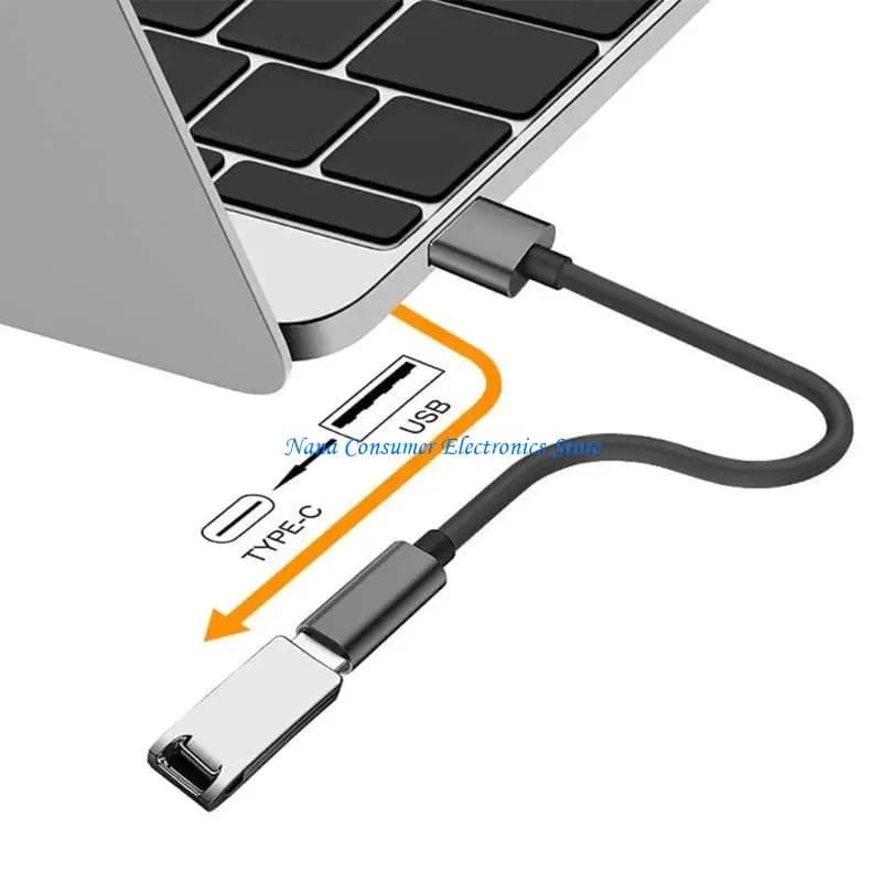 G7NE USB2.0 to Type C Female Extension Cable for Data Transfer and Charging 480Mbps