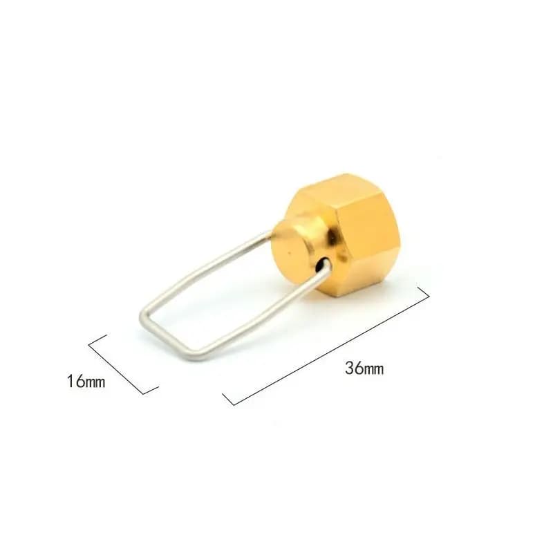 Connection-Line Blocking Cap Gas Tank Cap Camping Stove Cap Gas Accessories Flat Gas Tank Anti-leak Plug Liquefied Gas