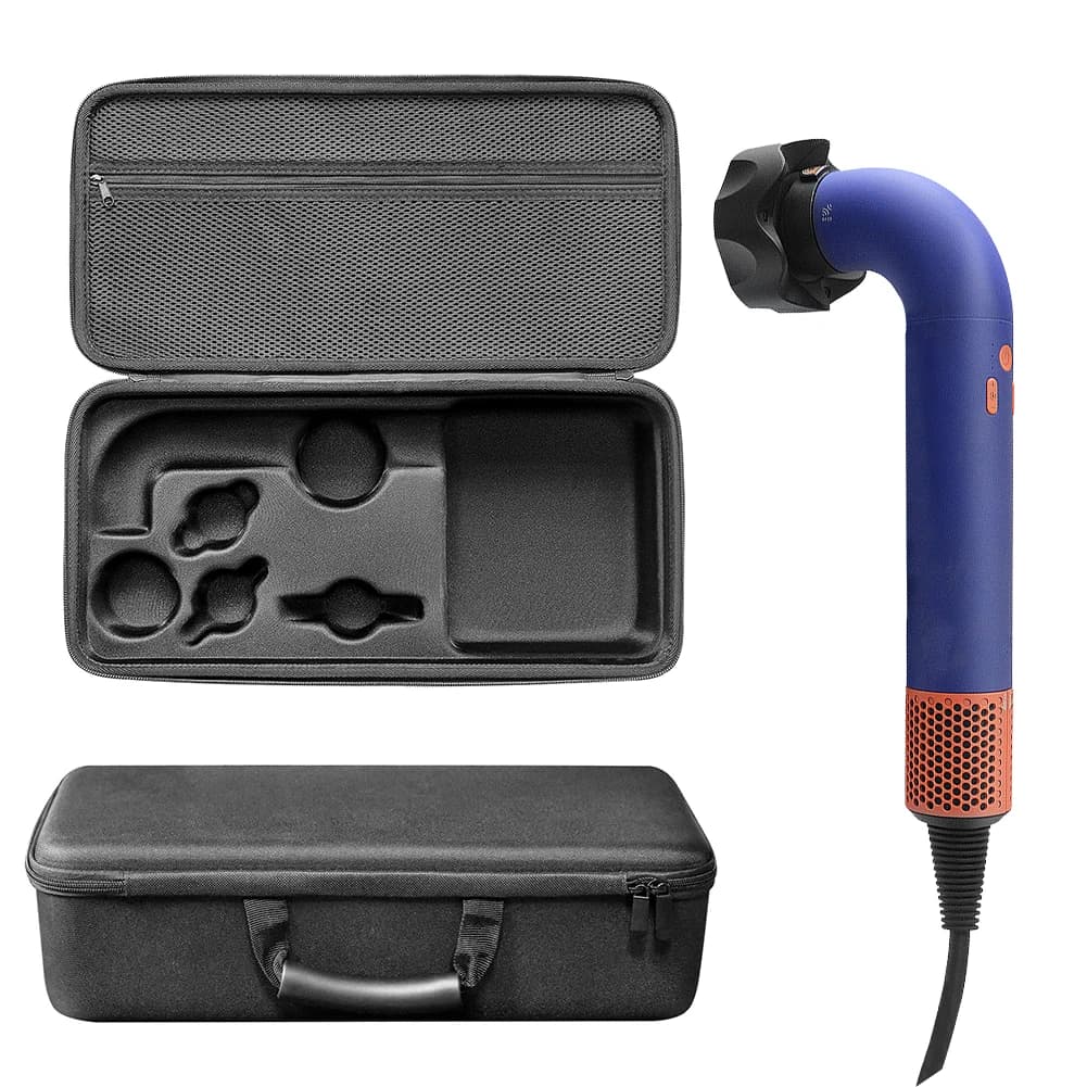Scatola portaoggetti per asciugacapelli, custodia portatile antiurto, custodia rigida per asciugacapelli Dyson Supersonic HD17 HD18