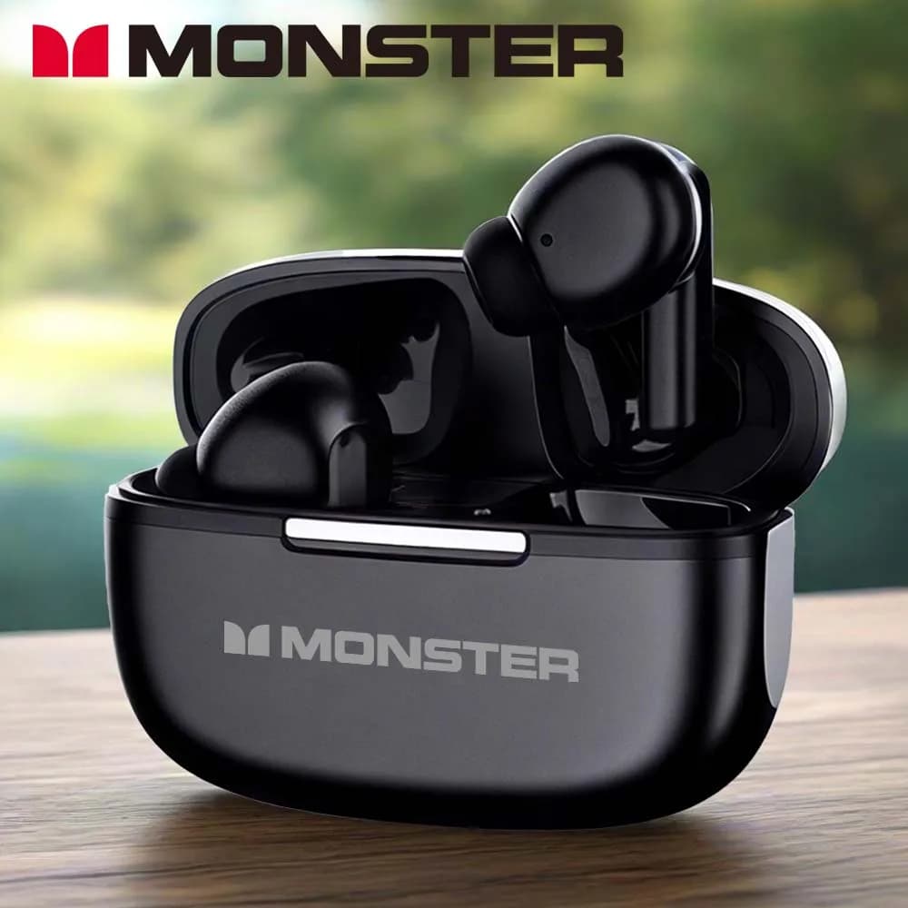 MONSTER Bluetooth Headphones TWS Bluetooth5.3 Wireless earphones Noise reduction Headset Touch Control Headset without delay for the game