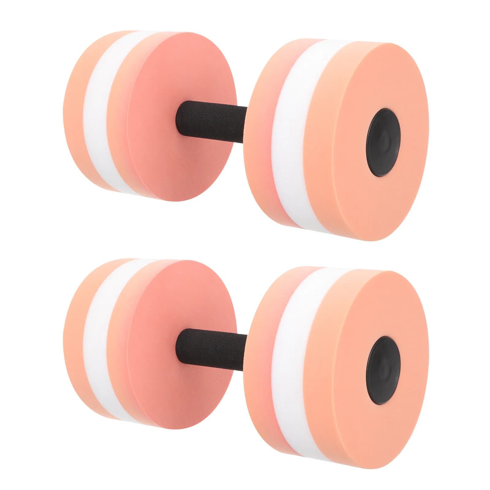 2Pcs Entertainment Pool Dumbbells Water Aerobics Weights for Beginners Learning Swimming Diving Lightweight Portable Quick-Dry