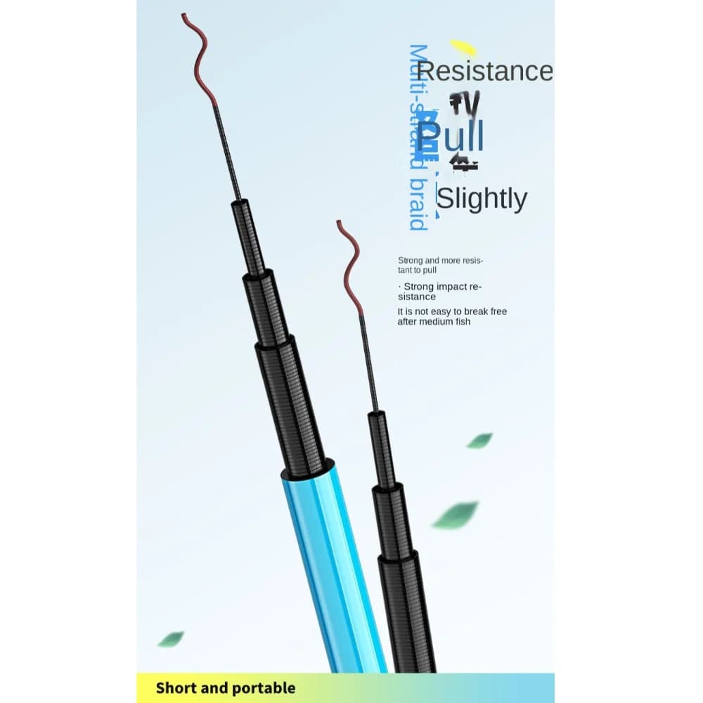 Canna da pesca telescopica Kit completo Mulinello da pesca Spincast Canna da pesca Set canna da pesca Fibra di carbonio 1.5m-3.6m Asta alimentatore Combo