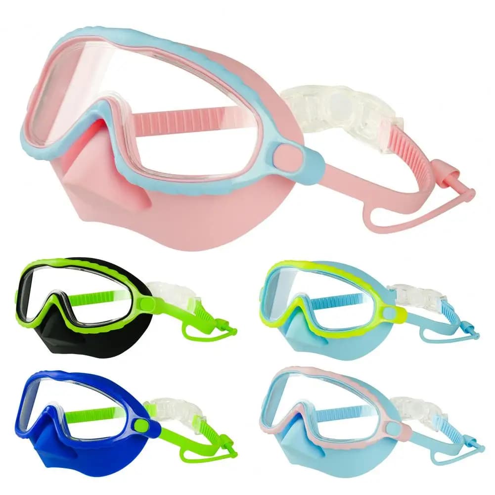Children's swimwear Protection for anti-loss face with nose cover and elastic strap UV protection anti-fog Swimwear
