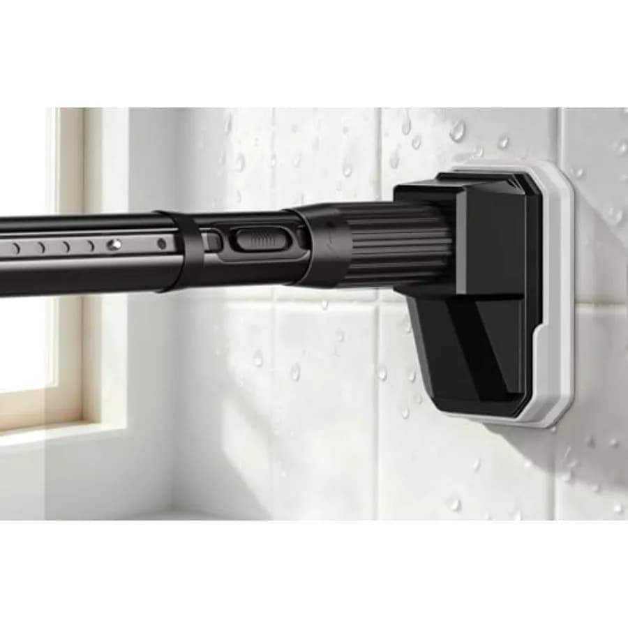 Aste a Tensione per Tende Senza Foratura, Asta Extra Lunga 41-88 Pollici, Asta per Tenda Doccia Resistente per Esterni, Patio, Bagno, Finestra