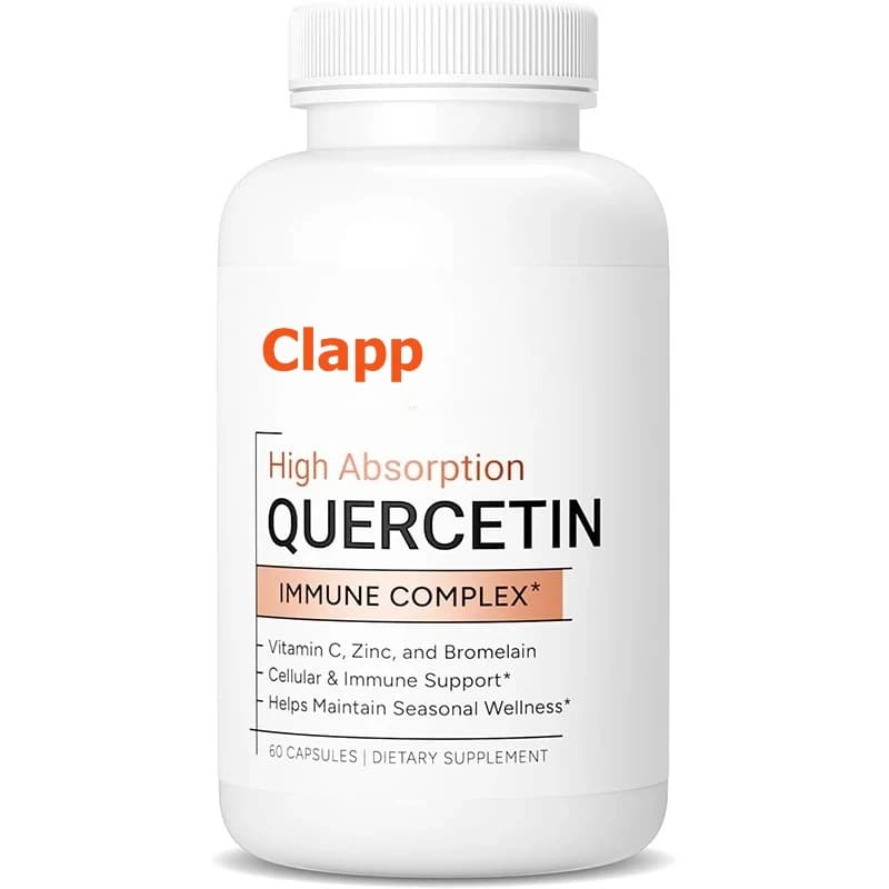 Quercetin contains Bromelina, vitamin C and zinc, with absorption greater than 50 times, health supplements supports -60 capsules