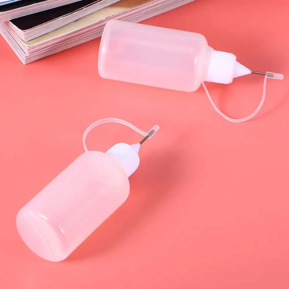 30Pcs Premium Needle Tip Squeeze Bottles for Glue Ink Paint Oil Adhesives DIY Crafts Repair Industrial Use Reusable Washable