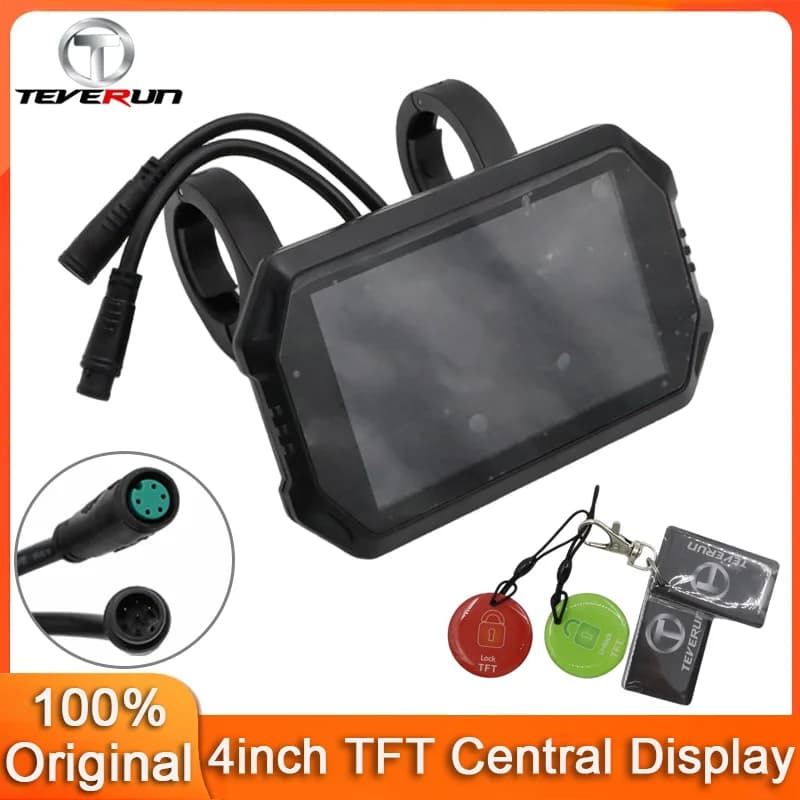 Display Centrale Originale da 4 Pollici Versione APP per Monopattini Teverun Fighter 11+/Fighter Supreme/7260R/Ultra/Tetra T4-A2 con Scheda NFC