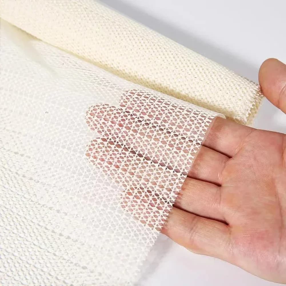 Tappetino Antiscivolo in PVC Espanso, Materassino per Divano, Rete Antiscivolo, Tappeto Domestico, Tappetino Yoga, Base di Fissaggio Antiscivolo in Tessuto
