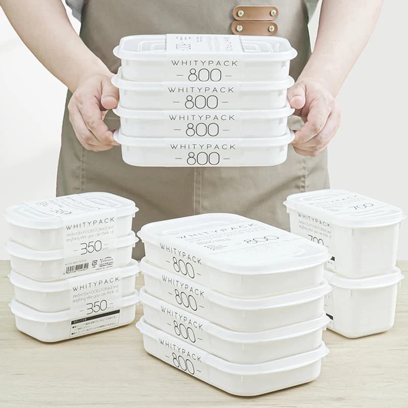 1PCS Frozen Meat Packaging Box Food Grade Refrigerator Storage Fruit Vegetable Preservation Prepare The Dishes Divided Box