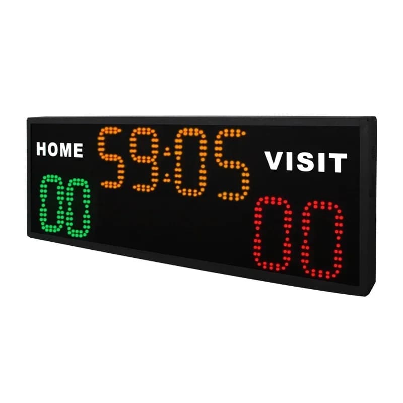 New portable basketball scoreboard CHEETIE CP42 with shooting watch LED display for outdoors and countdown for play time