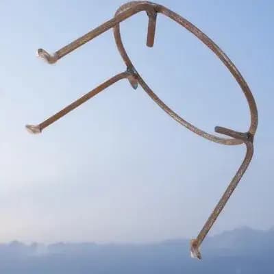 Supporto per Pentola in Acciaio Resistente per Campeggio, Supporto per Fornello da Esterno, Treppiede per Wok, Resistente al Fuoco, Leggero e Portatile
