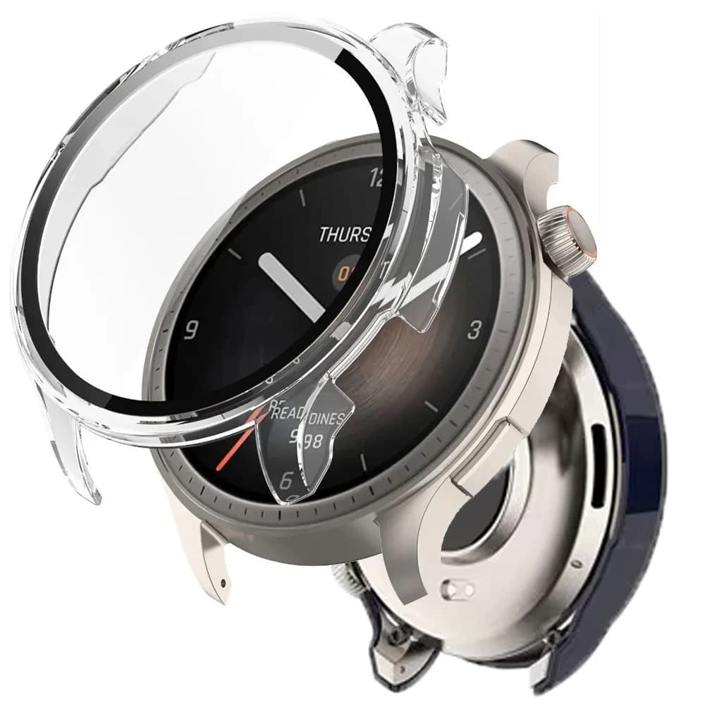 Proteggi schermo per Amazfit Balance Smartwatch Custodia protettiva Cover in vetro temperato Accessori per Huami Amazfit Balance