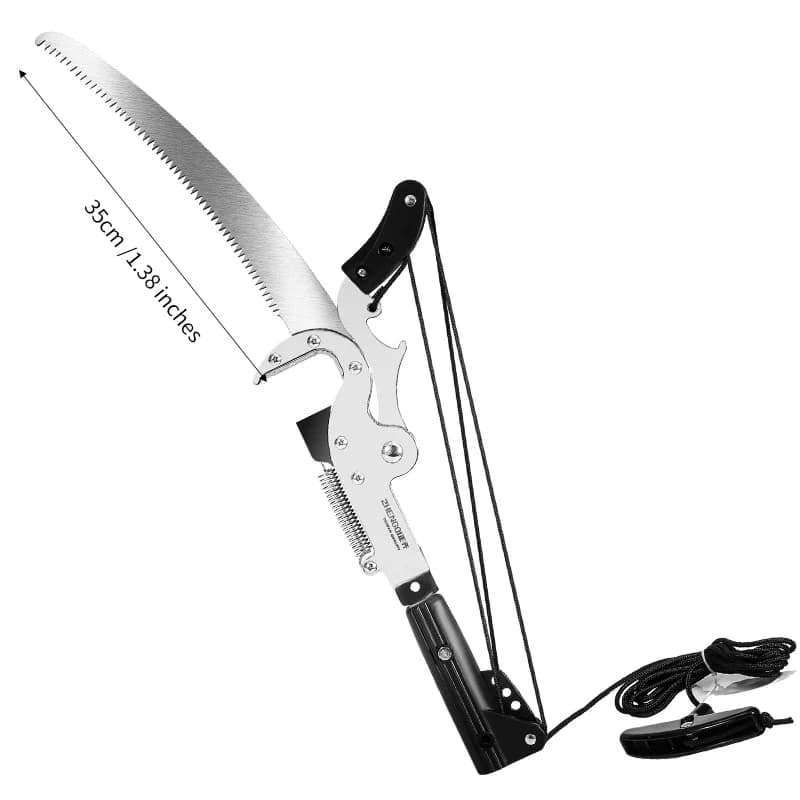 1PC tall tree lopper branch scissors extendable fruit tree pruning saw cutter garden trimmer tool with rope