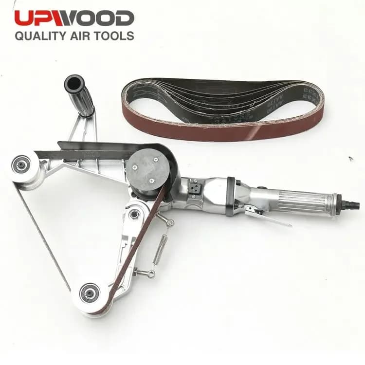 UPWOOD UW-7600 Quality 40*760mm Tube Belt Sander for Stainless Steel Pipe with Sanding Belts