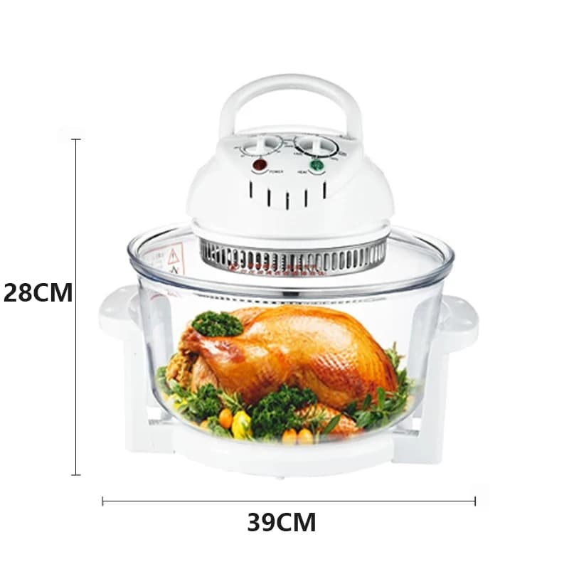 12L Large Visible Window Air Fryer, Multifunctional Electric Air Fry Oven Freidora De Aire Friteuse A Air Chaud Home Cooking