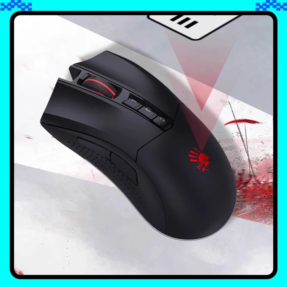 Bloody R90 PLUS Mouse wireless E-sport Mouse da gioco FPS a basso ritardo Programmazione macro a lunga durata Valorant PUBG Regali