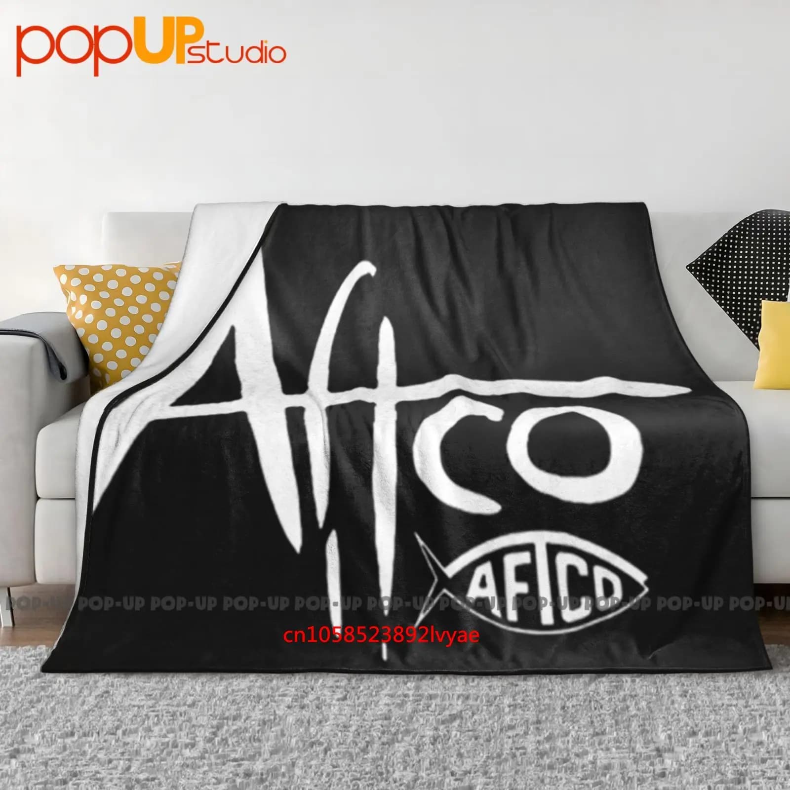 Newaftco The American Fishing Coperta ultra morbida trapunta invernale Copridivano Copriletto